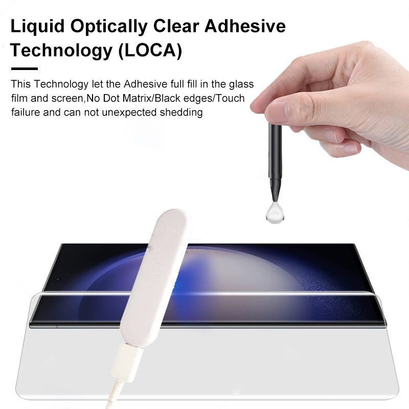 Oppo Find X8 - UV Liquid Glue Tempered Glass for