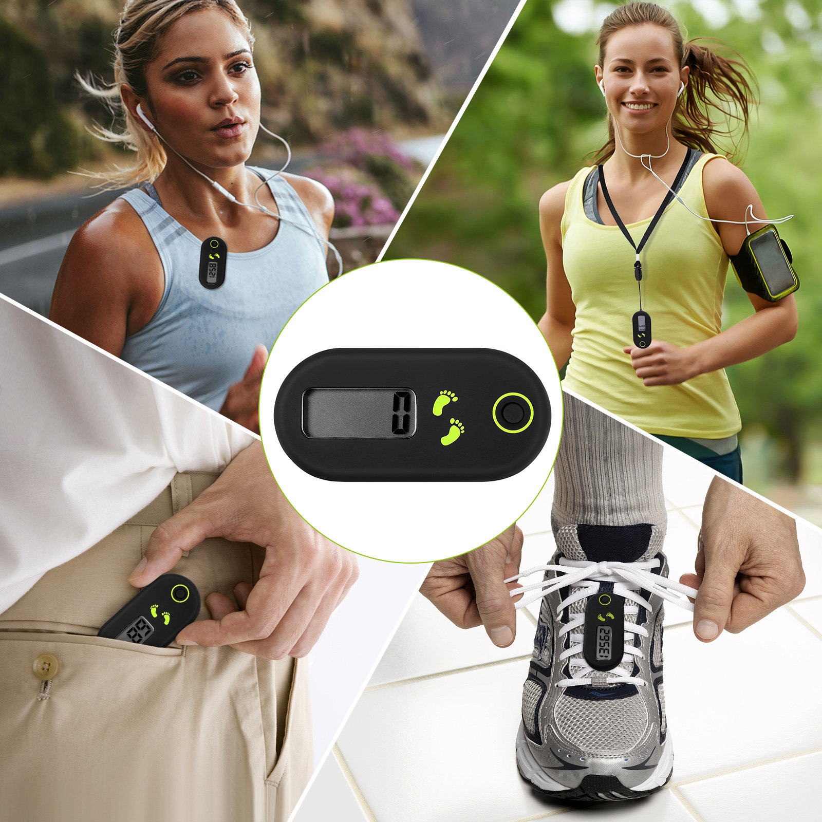 Electronic Pedometer Portable  - Electronics Gadgets For Home ulasan dan harga