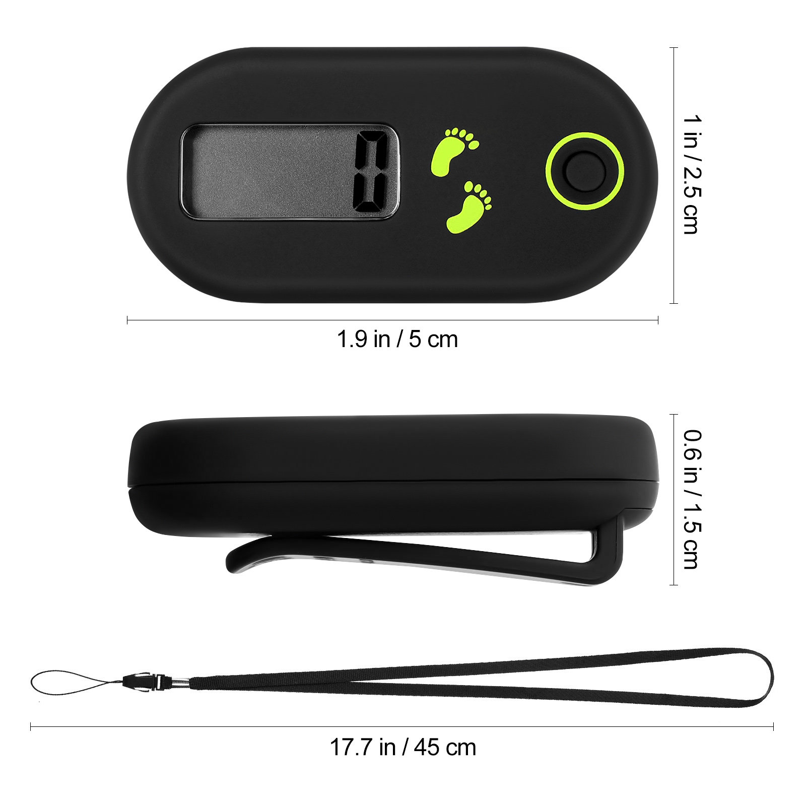 Electronic Pedometer Portable  - Electronics Gadgets For Home ulasan dan harga