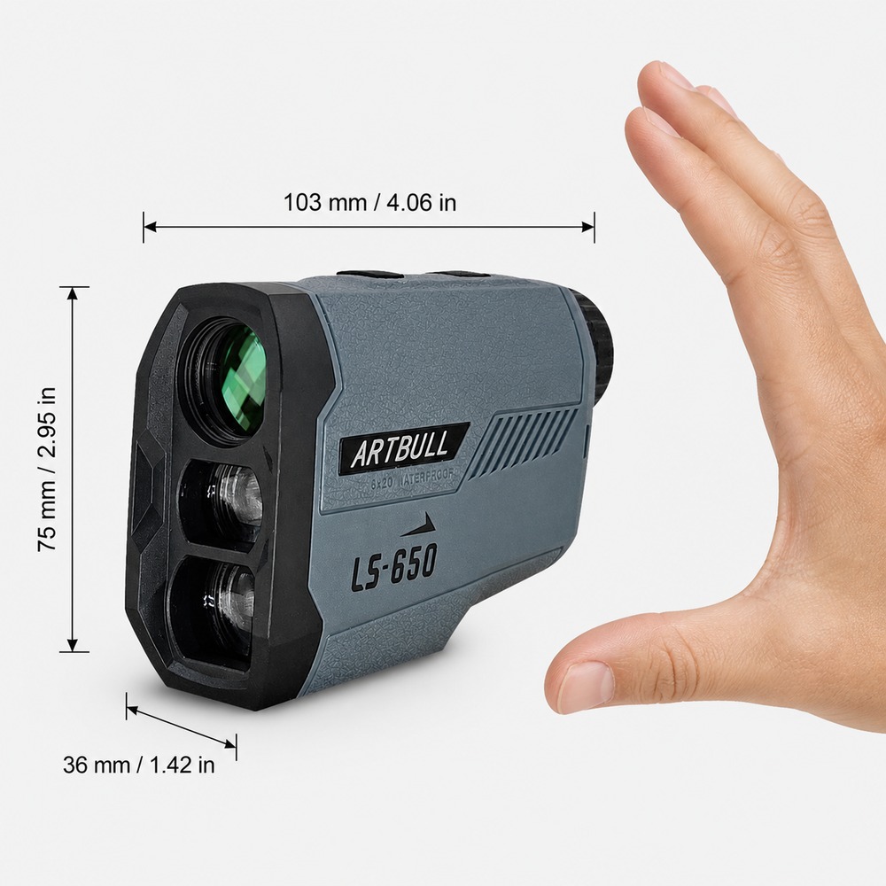 Golf Rangefinder 650m 6X20 Las - Laser Distance Measure ulasan dan harga