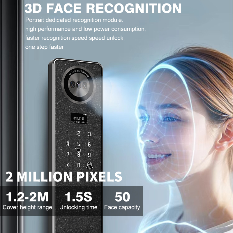 Tuya WiFi Smart Door Lock, Hom - Electronics For Home ulasan dan harga