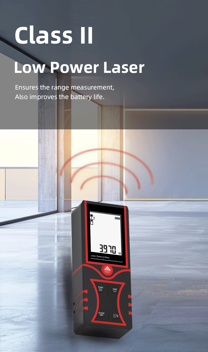 Model GS-16 Industrial Red Las - Laser Distance Measure ulasan dan harga