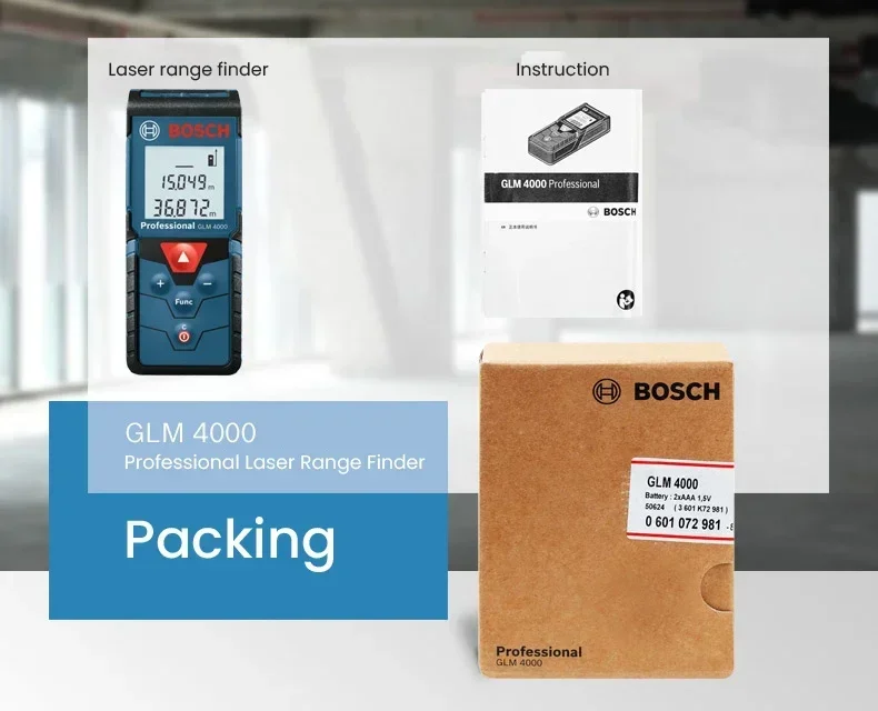 BOSCH GLM 4000 Laser Range Fin - Laser Distance Measure ulasan dan harga