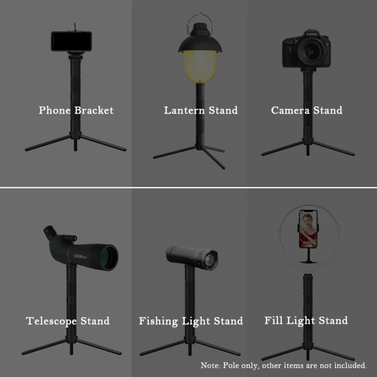 New Aluminum Lantern Stand Cam - Auto Tracking Tripod ulasan dan harga