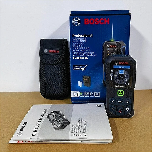 Bosch GLM50-27CG 50M Green Las - Laser Distance Measure ulasan dan harga