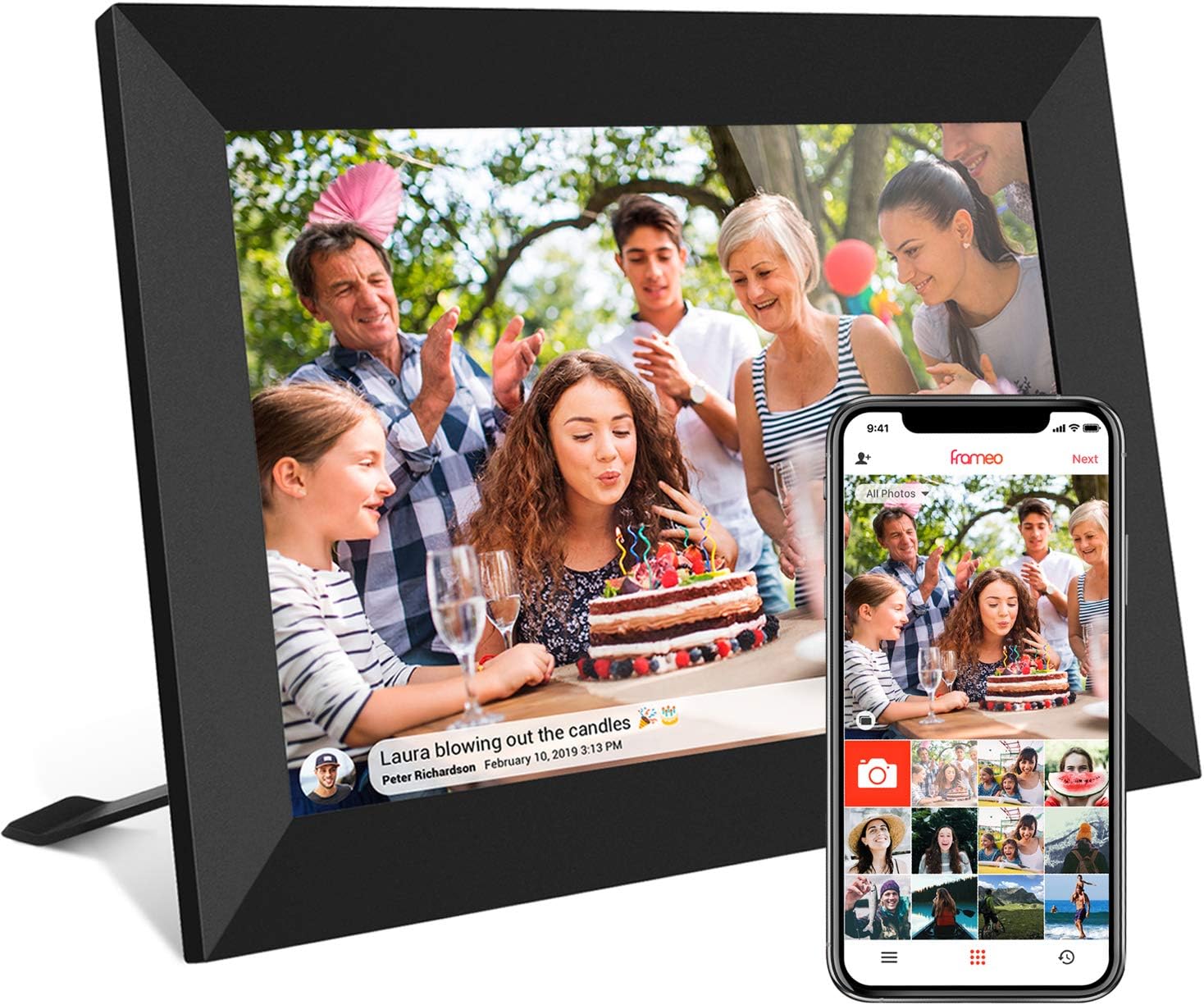 10 1 Inch 32GB Smart WiFi Digi - Digital Photo Frame Wifi ulasan dan harga