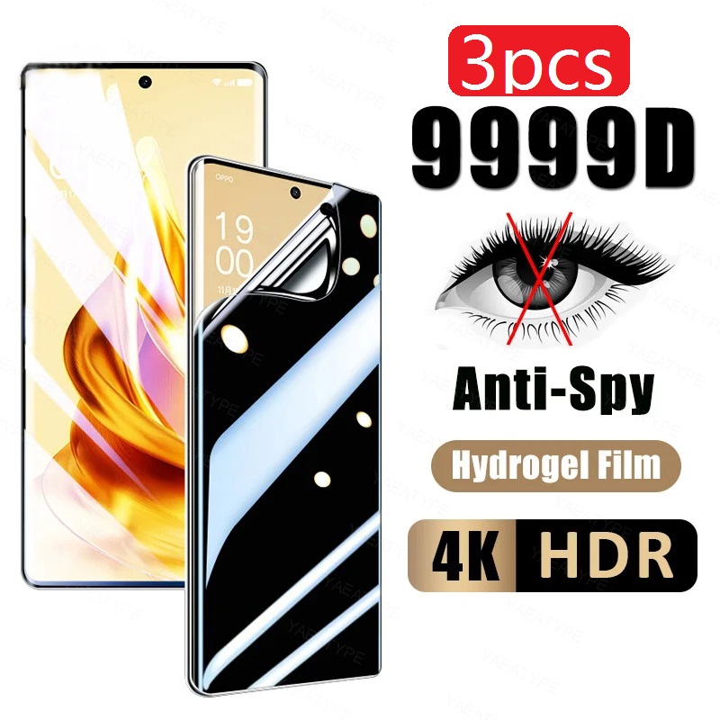 3Pcs Privacy Hydrogel Film For - Oppo Find X8 ulasan dan harga