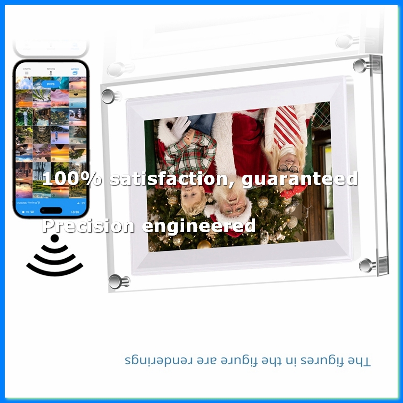 New 7-Inch Transparent Acrylic - Digital Photo Frame Wifi ulasan dan harga