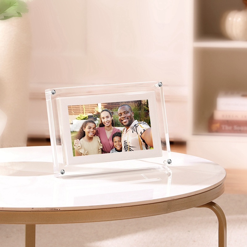 New 7-Inch Transparent Acrylic - Digital Photo Frame Wifi ulasan dan harga