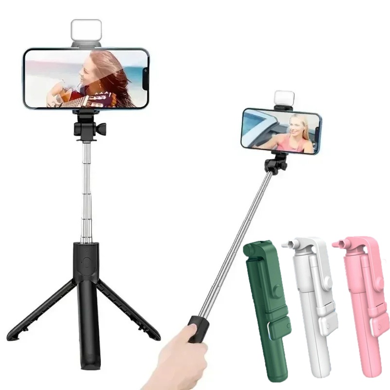 Bluetooth Selfie Stick Retract - Auto Tracking Tripod ulasan dan harga