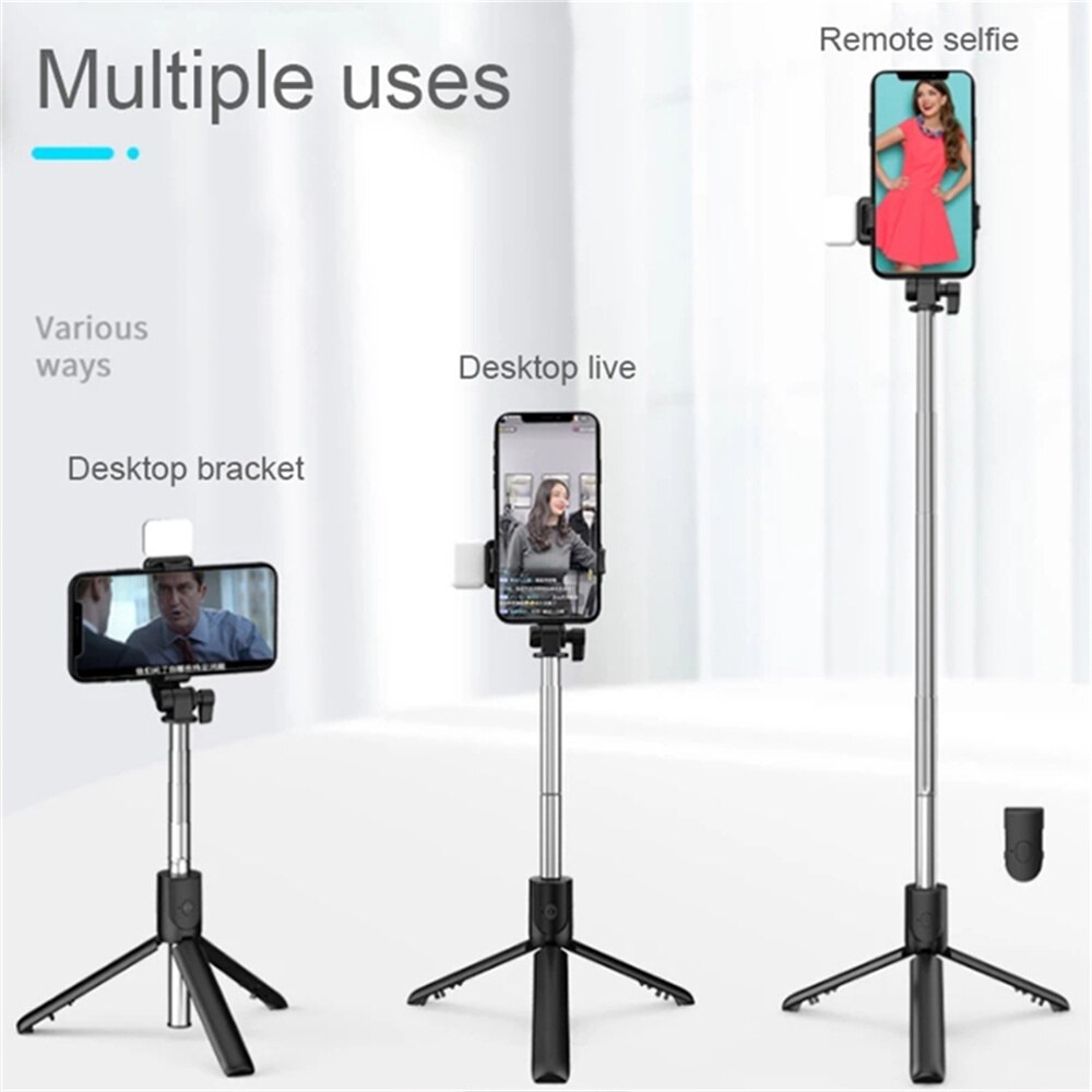 Bluetooth Selfie Stick Retract - Auto Tracking Tripod ulasan dan harga