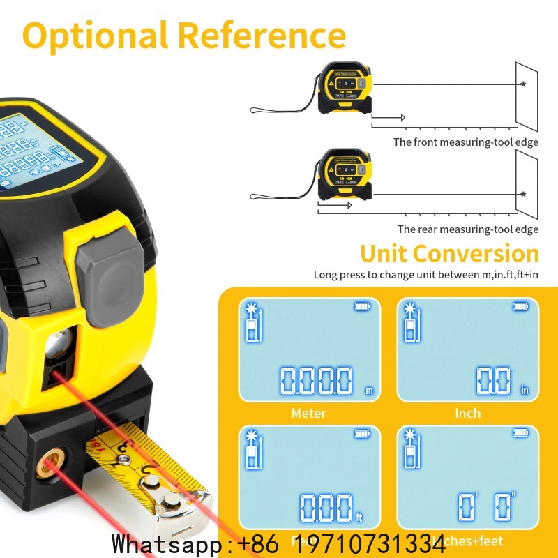 Digital Laser Rangefinder 3in1 - Laser Distance Measure ulasan dan harga